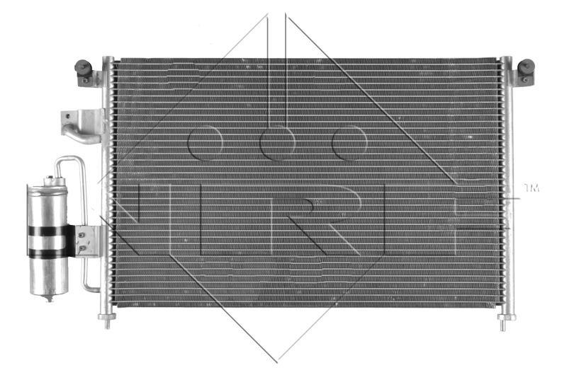 Condenseur, climatisation (Radiateur de climatisation) NRF B.V. ref. 350016