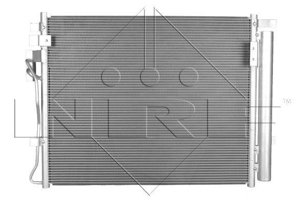 Condenseur, climatisation (Radiateur de climatisation) NRF B.V. 350021