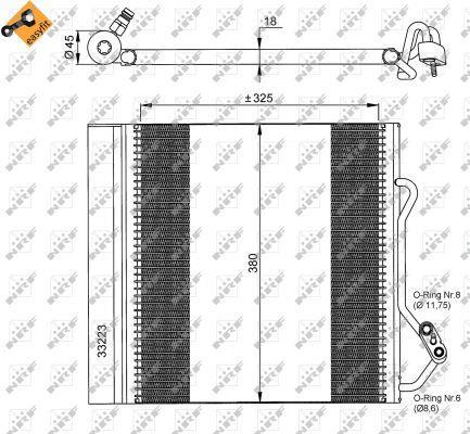 Condensador, aire acondicionado NRF B.V. ref. 35720