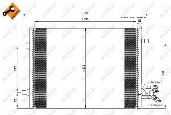 Condensador de climatização NRF B.V. 35904