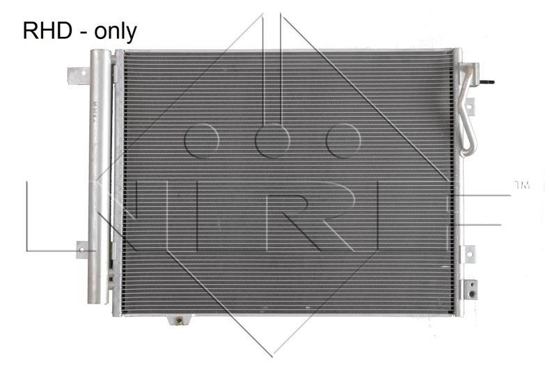Condensador, aire acondicionado NRF B.V. ref. 35978
