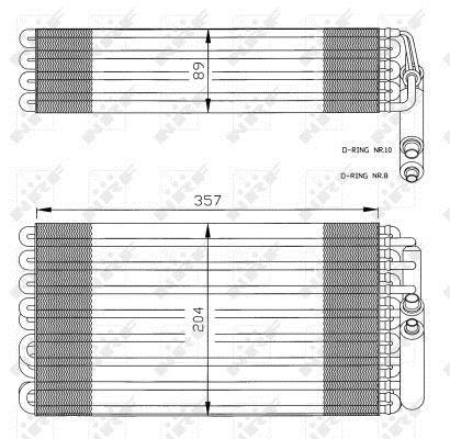 Evaporateur climatisation NRF B.V. 36032