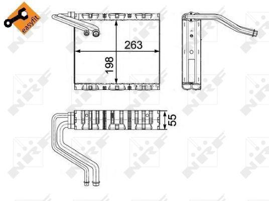 Evaporateur climatisation NRF B.V. ref. 36142