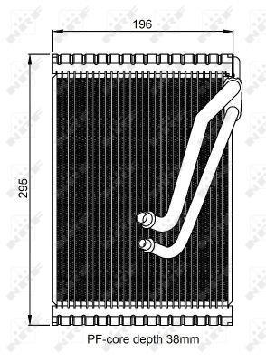 Evaporateur climatisation NRF B.V. 36153
