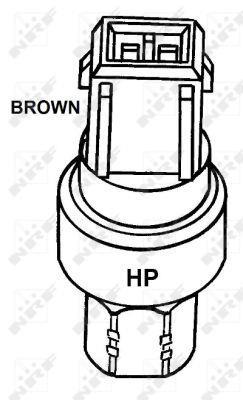 Pressostat, climatisation NRF B.V. ref. 38913