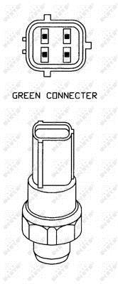 Interruptor de presión, aire acondicionado NRF B.V. ref. 38932