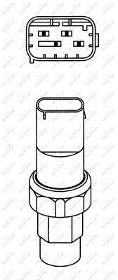Interruptor de presión, aire acondicionado NRF B.V. ref. 38933
