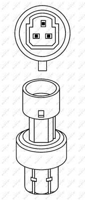 Interruptor de presión, aire acondicionado NRF B.V. ref. 38943