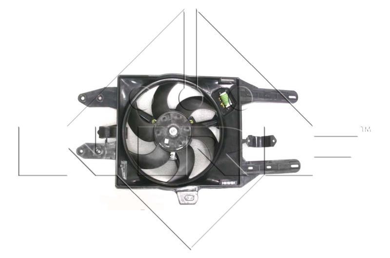 Ventilador, refrigeración del motor NRF B.V. ref. 47455