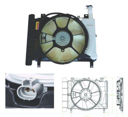Ventilador, refrigeración del motor NRF B.V. ref. 47698