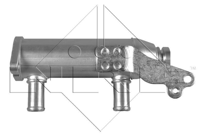 Radiateur, réaspiration des gaz d'échappement NRF B.V. ref. 48020