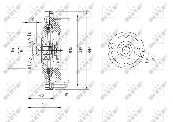 Acoplamento viscoso NRF B.V. 49604