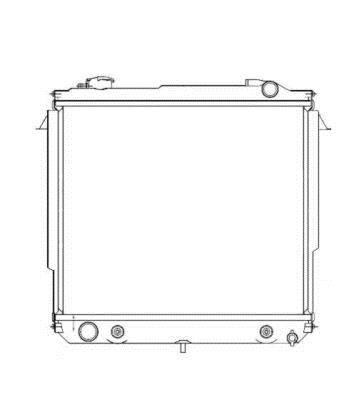 Radiateur moteur (Radiateur de refroidissement) NRF B.V. 50300