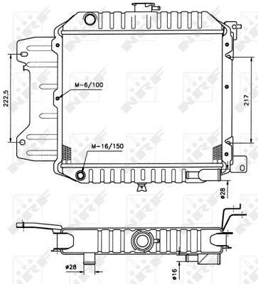Radiateur moteur (Radiateur de refroidissement) NRF B.V. 504067