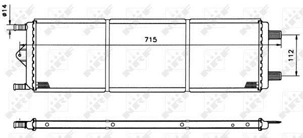 Radiateur moteur (Radiateur de refroidissement) NRF B.V. 50426