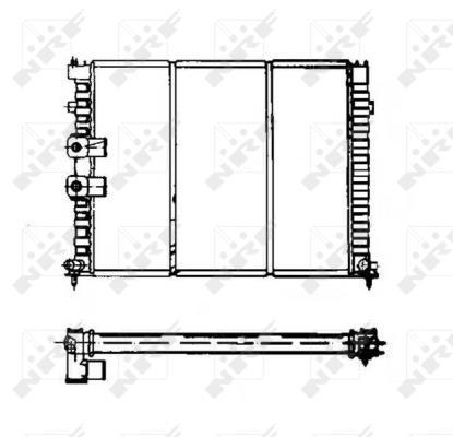 Radiador motor NRF B.V. 50469