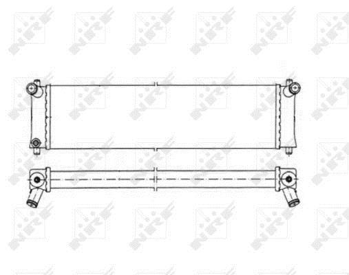 Radiador motor NRF B.V. ref. 50547