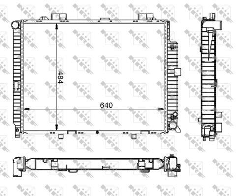 Radiador motor NRF B.V. 50579
