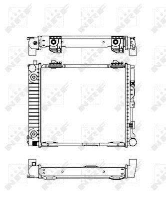 Radiateur moteur (Radiateur de refroidissement) NRF B.V. 507676