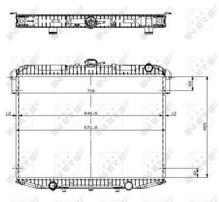 Radiateur moteur (Radiateur de refroidissement) NRF B.V. 509533