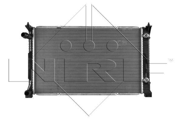 Radiador, refrigeración del motor NRF B.V. ref. 51586