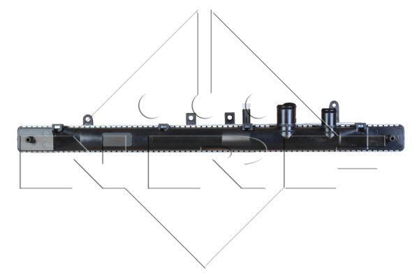 Radiador, refrigeración del motor NRF B.V. ref. 53186