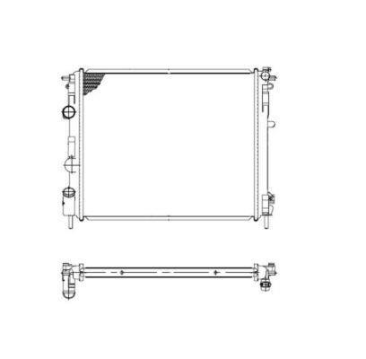 Radiador, refrigeración del motor NRF B.V. ref. 53210