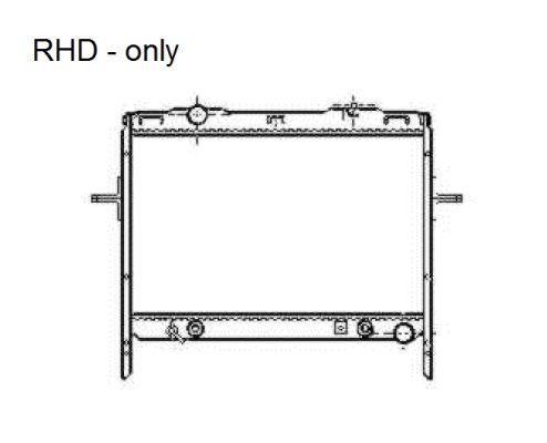 Radiateur moteur (Radiateur de refroidissement) NRF B.V. 53369