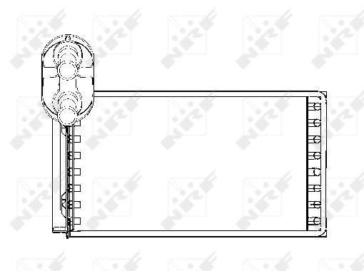 Radiador de aquecimento NRF B.V. ref. 53550