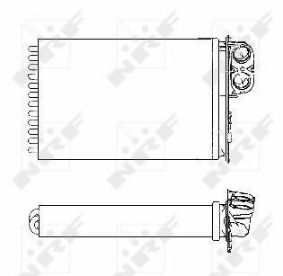Radiador de calefacción NRF B.V. ref. 53553