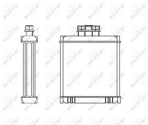 Radiador de aquecimento NRF B.V. ref. 53558