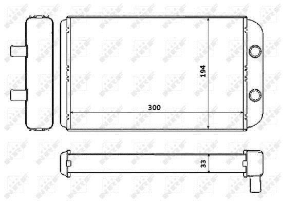 Radiateur de chauffage NRF B.V. ref. 53562
