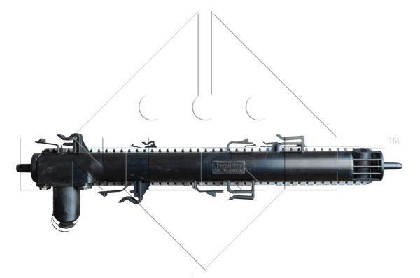 Radiateur moteur (Radiateur de refroidissement) NRF B.V. 53593