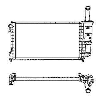 Radiador, refrigeración del motor NRF B.V. ref. 53606