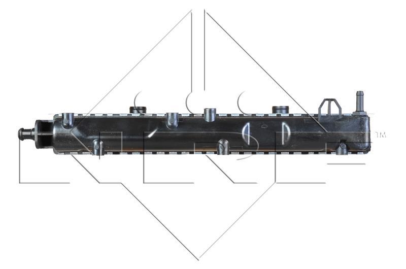 Radiador motor NRF B.V. 53621A