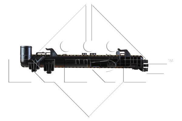 Radiador, refrigeración del motor NRF B.V. ref. 53801
