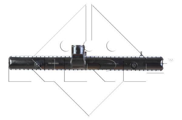 Radiador, refrigeración del motor NRF B.V. ref. 53861