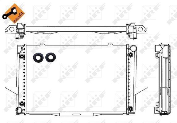 Radiador, refrigeración del motor NRF B.V. ref. 539509
