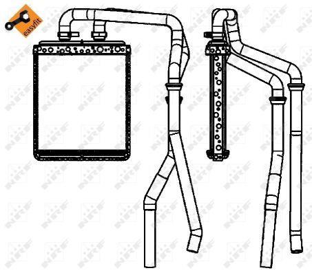 Radiateur de chauffage NRF B.V. ref. 54218