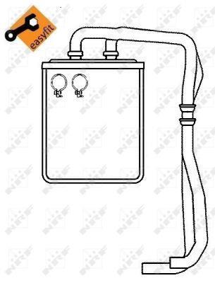 Radiateur de chauffage NRF B.V. ref. 54219