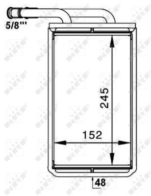 Radiador de aquecimento NRF B.V. ref. 54234