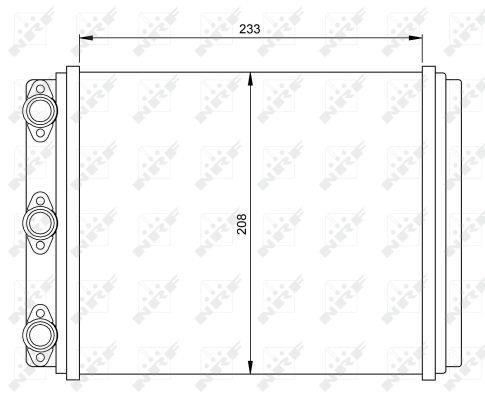 Radiateur de chauffage NRF B.V. 54249