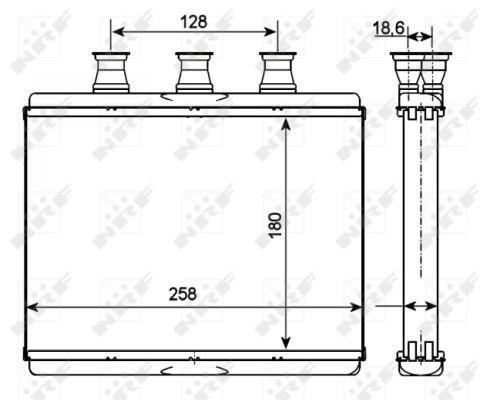 Radiador de aquecimento NRF B.V. ref. 54278