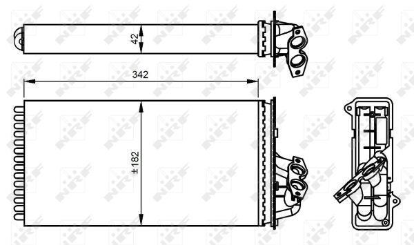 Radiador de calefacción NRF B.V. ref. 54297