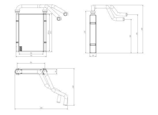 Radiador de aquecimento NRF B.V. ref. 54435