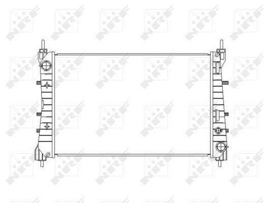 Radiateur moteur (Radiateur de refroidissement) NRF B.V. 54503