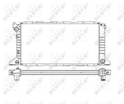 Radiador, refrigeración del motor NRF B.V. ref. 54754