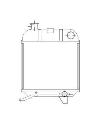 Radiador, refrigeración del motor NRF B.V. ref. 57100