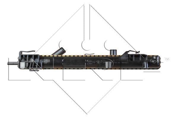Radiador, refrigeración del motor NRF B.V. ref. 58148