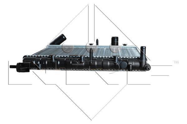 Radiador, refrigeración del motor NRF B.V. ref. 58196